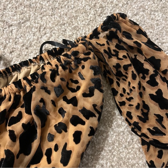 Windsor cheetah print crop top. Size XS. - Picture 2 of 3